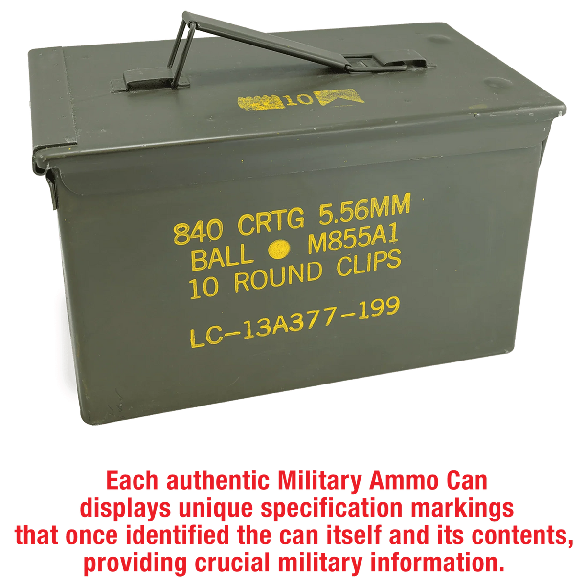 Custom Laser-Engraved Military Surplus Steel Ammo Can – 30 Cal, 50 Cal & Fat 50 Options by 1a7704-f3.myshopify.com – Ammo Can