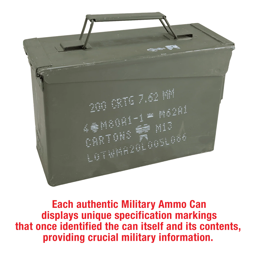 Custom Laser-Engraved Military Surplus Steel Ammo Can – 30 Cal, 50 Cal & Fat 50 Options by 1a7704-f3.myshopify.com – Ammo Can