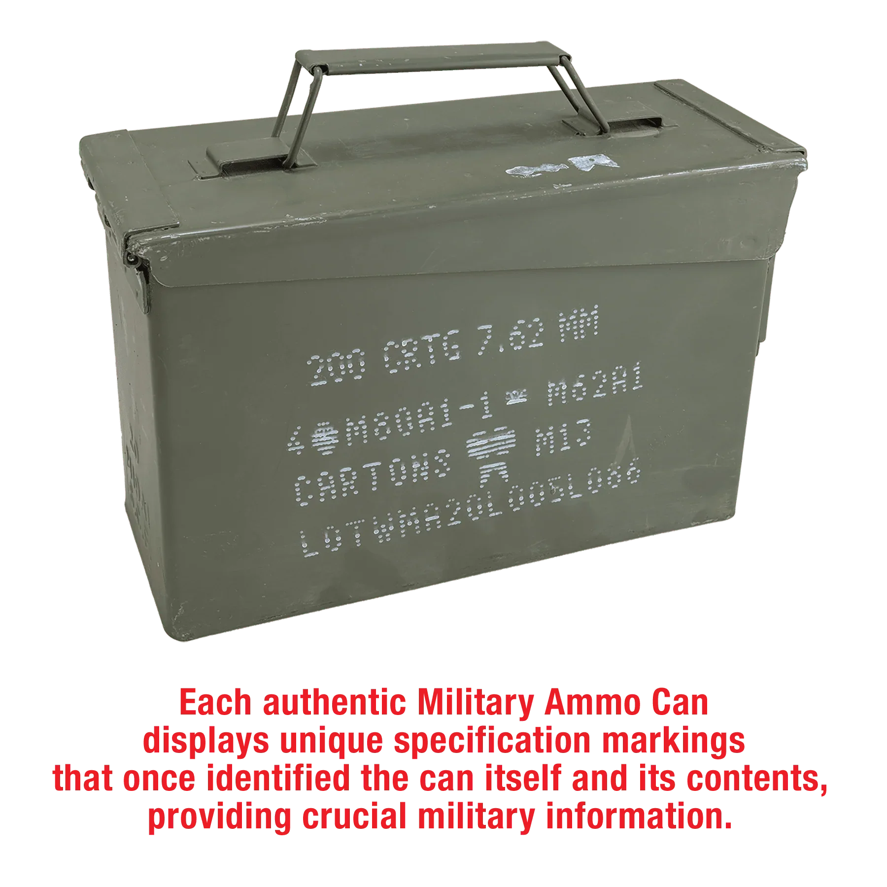 Custom Laser-Engraved Military Surplus Steel Ammo Can – 30 Cal, 50 Cal & Fat 50 Options by 1a7704-f3.myshopify.com – Ammo Can