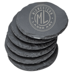4" Round Slate Coaster – Custom Laser Engraved by 1a7704-f3.myshopify.com – Coaster