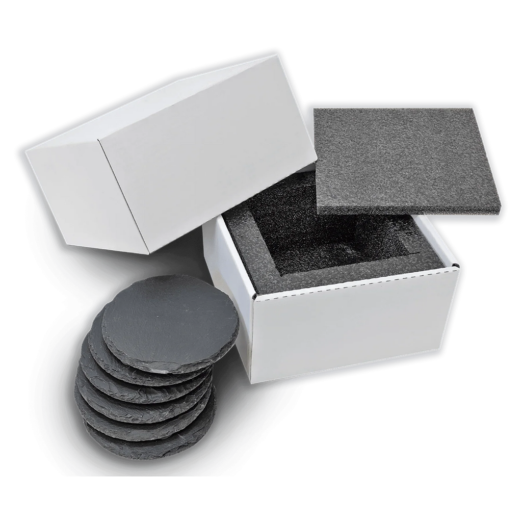 4" Round Slate Coaster – Custom Laser Engraved by 1a7704-f3.myshopify.com – Coaster