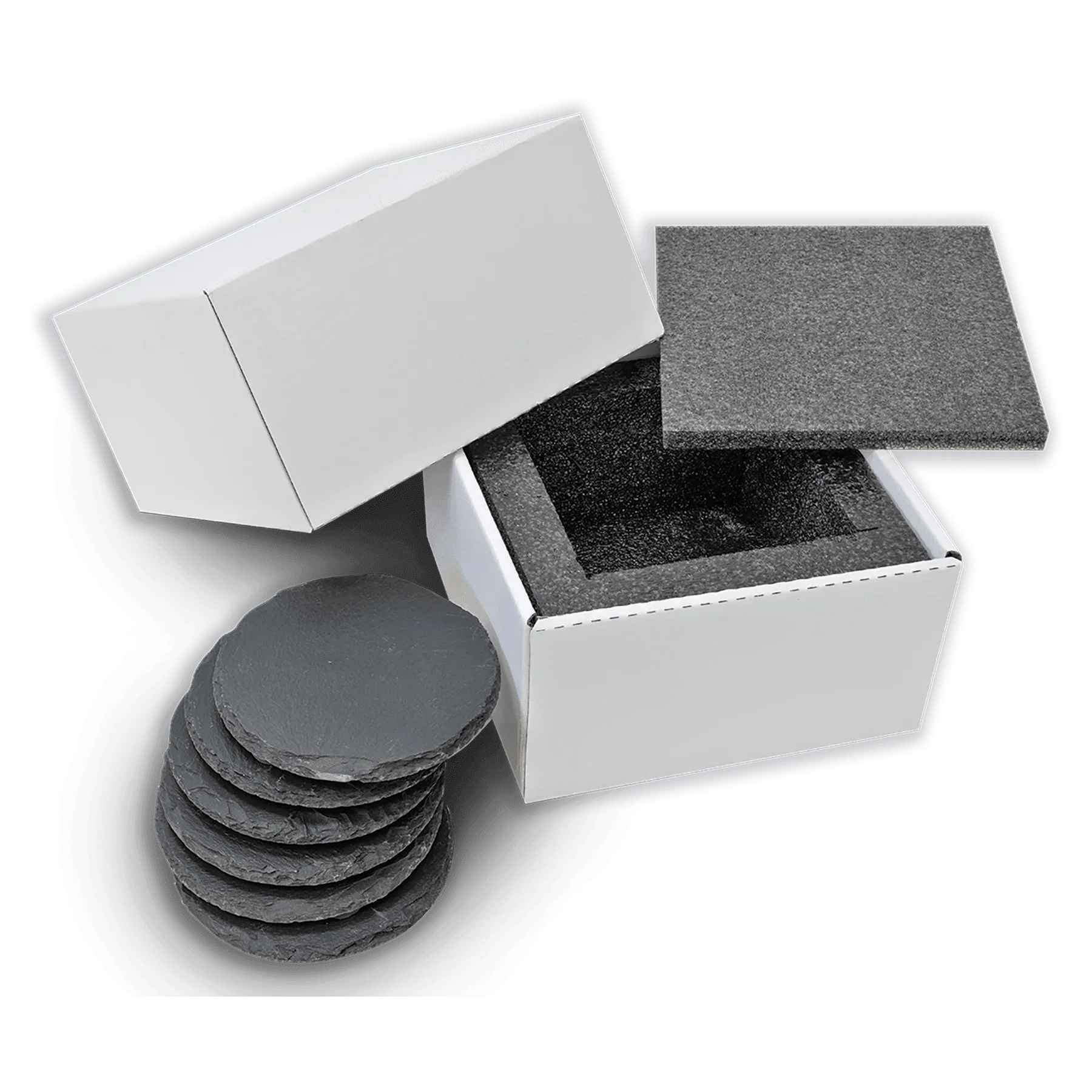 4" Round Slate Coaster – Custom Laser Engraved by 1a7704-f3.myshopify.com – Coaster