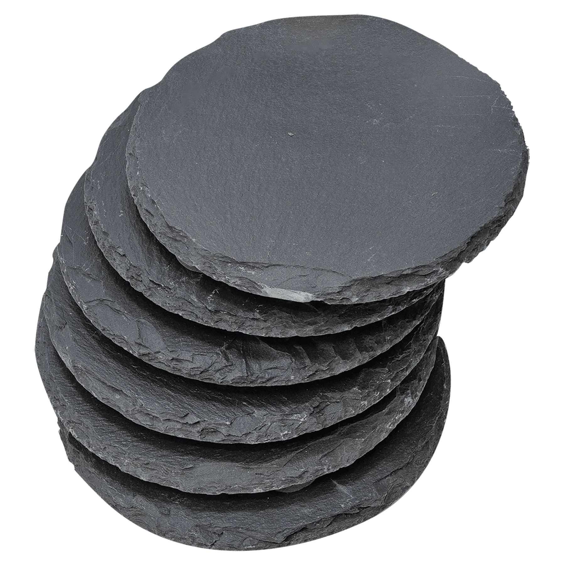 4" Round Slate Coaster – Custom Laser Engraved by 1a7704-f3.myshopify.com – Coaster