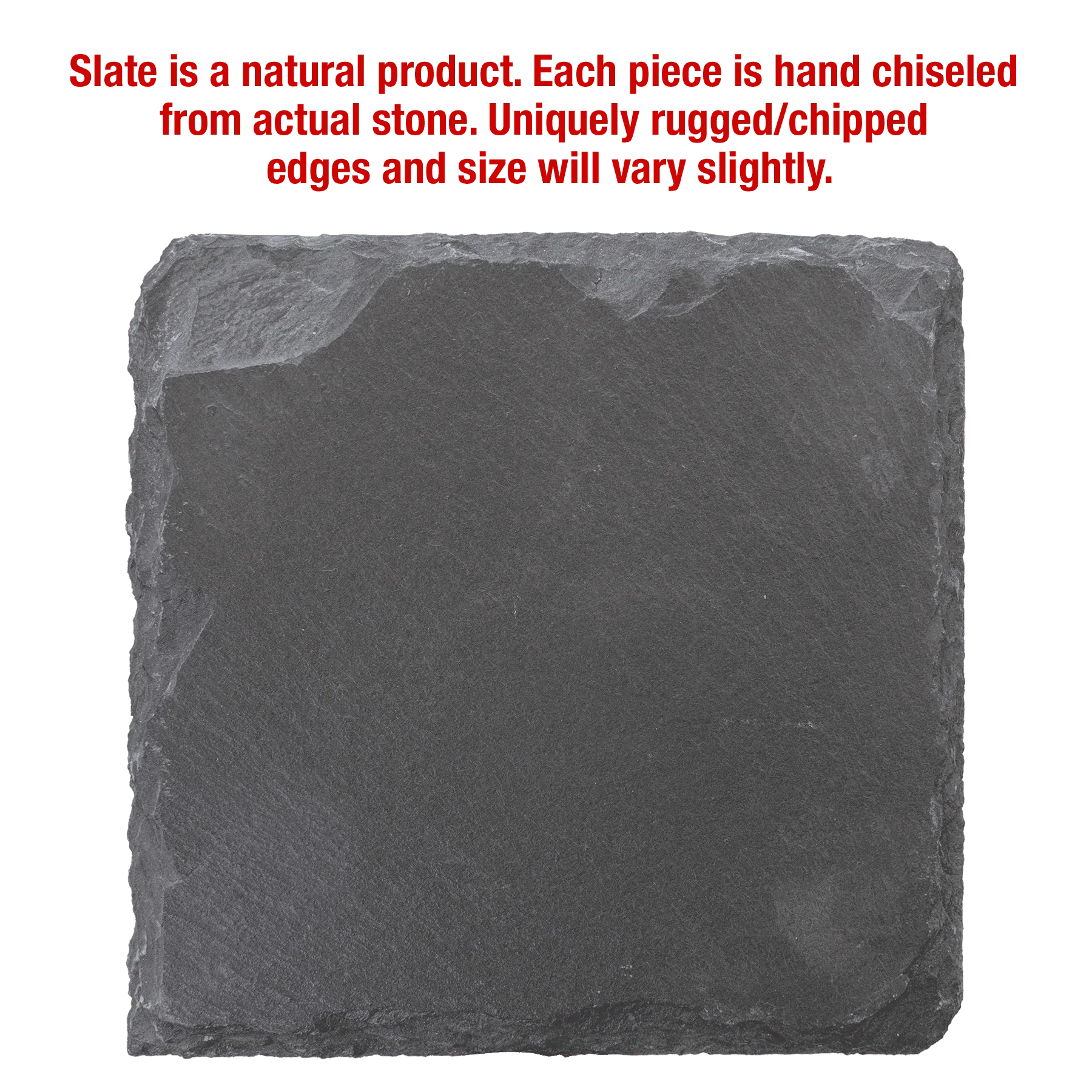 4" x 4" Square Slate Coaster – Custom Laser Engraved by 1a7704-f3.myshopify.com – Coaster