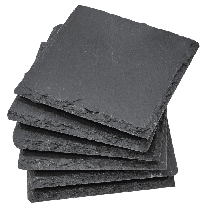 4" x 4" Square Slate Coaster – Custom Laser Engraved by 1a7704-f3.myshopify.com – Coaster