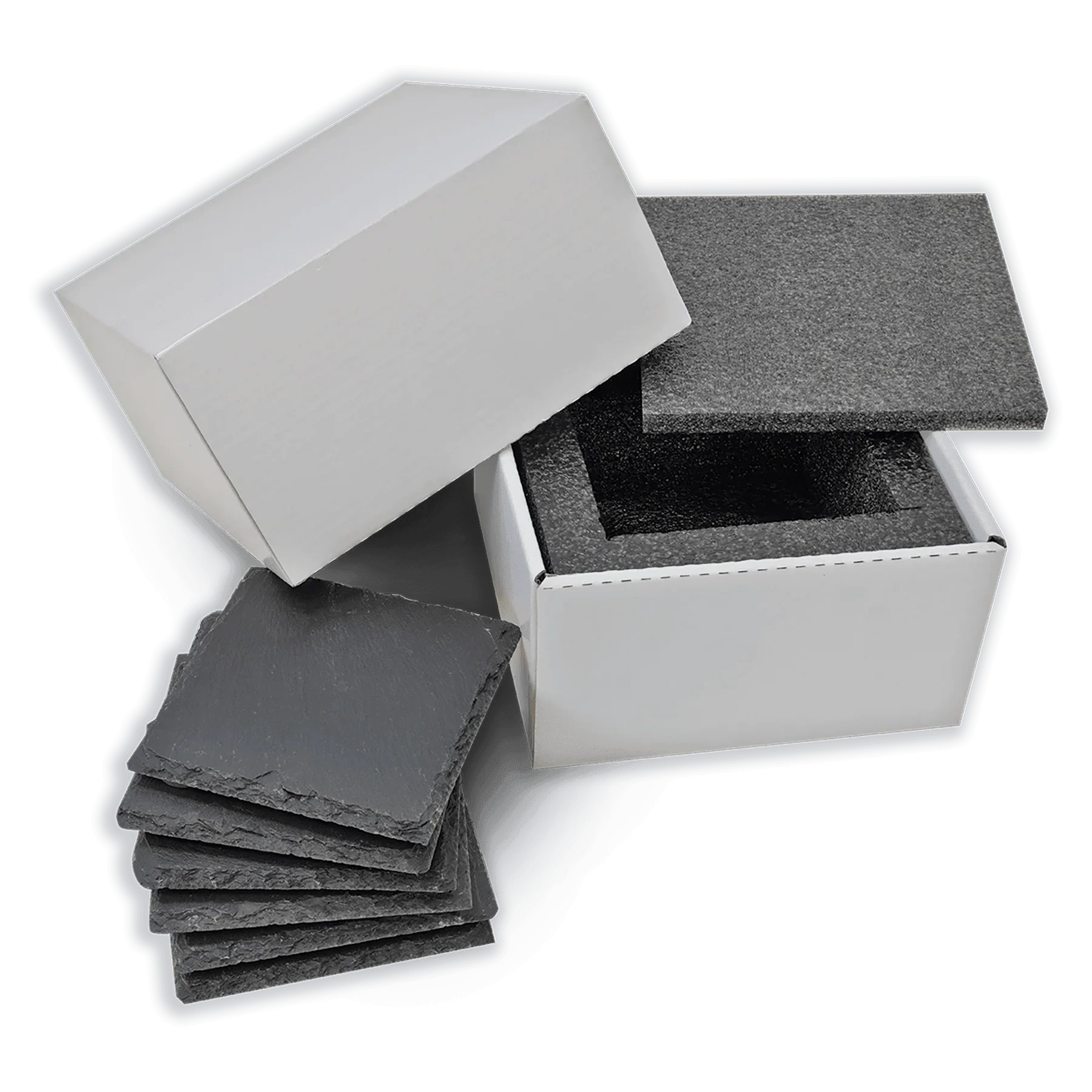 4" x 4" Square Slate Coaster – Custom Laser Engraved by 1a7704-f3.myshopify.com – Coaster