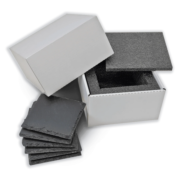 4" x 4" Square Slate Coaster – Custom Laser Engraved by 1a7704-f3.myshopify.com – Coaster