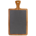 Custom Engraved Acacia Wood & Slate Cutting Board with Handle – Two Size Options by 1a7704-f3.myshopify.com – Cutting Board