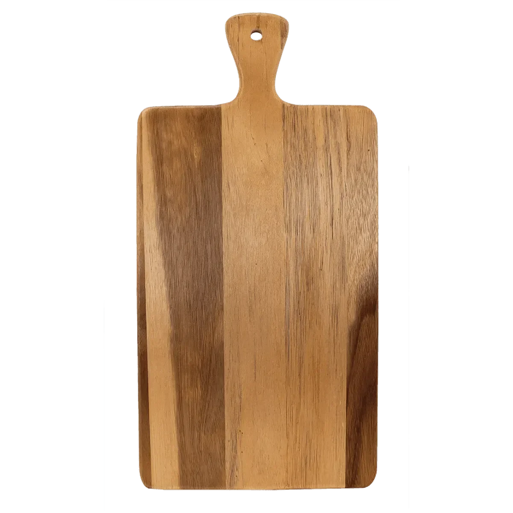 Custom Engraved Acacia Wood & Slate Cutting Board with Handle – Two Size Options by 1a7704-f3.myshopify.com – Cutting Board