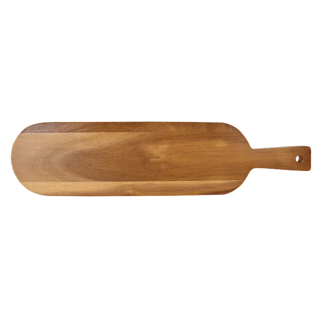 Custom Engraved 18 1/2" x 4 1/4" Acacia Wood & Slate Serving Board with Removable Coasters by 1a7704-f3.myshopify.com – Serving Board