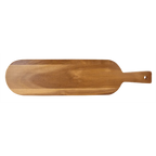 Custom Engraved 18 1/2" x 4 1/4" Acacia Wood & Slate Serving Board with Removable Coasters by 1a7704-f3.myshopify.com – Serving Board