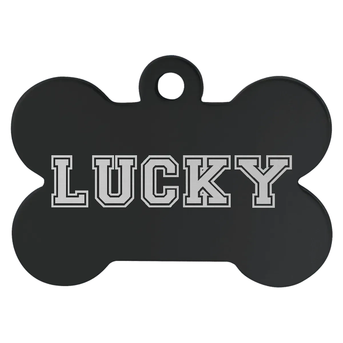 Custom Engraved Anodized Aluminum Bone Pet Tag – Two Size Options by 1a7704-f3.myshopify.com – Pet Tag