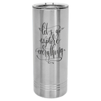 Personalized 22 oz. Polar Camel Skinny Tumbler with Slider Lid by 1a7704-f3.myshopify.com – 