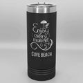 Polar Camel 22 oz. Skinny Tumbler with Slider Lid – Personalized Laser Engraved Stainless Steel Drinkware