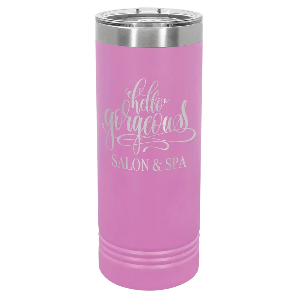 Personalized 22 oz. Polar Camel Skinny Tumbler with Slider Lid by 1a7704-f3.myshopify.com – 