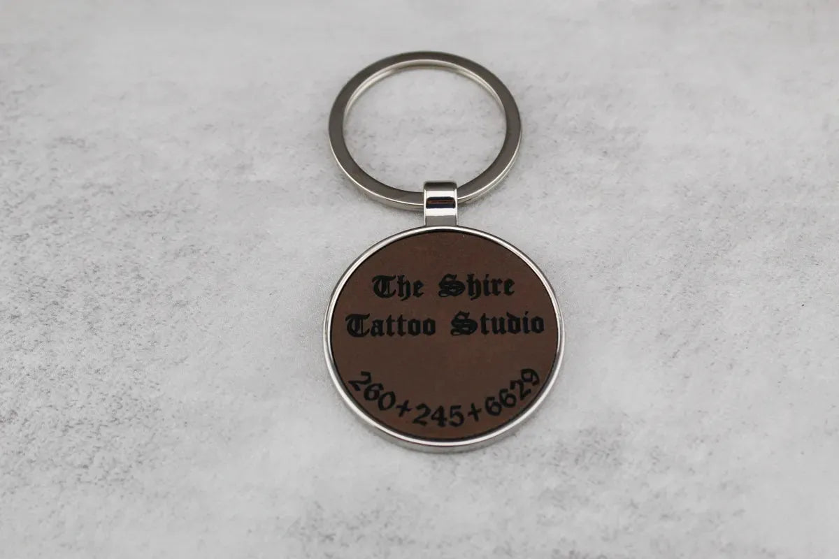 Custom engraved keychain
